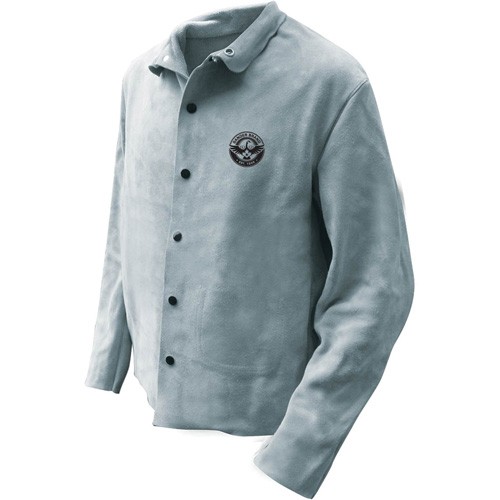 Welder Jacket, Leather, 5X-Large, Grey Infinity Industrial Services Inc.