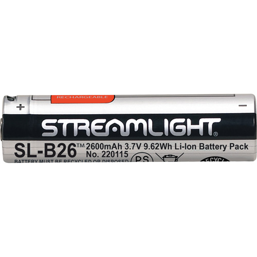 SL-B26&reg; Rechargeable USB Battery Pack, 18650, 3.7 V Infinity Industrial Services Inc.