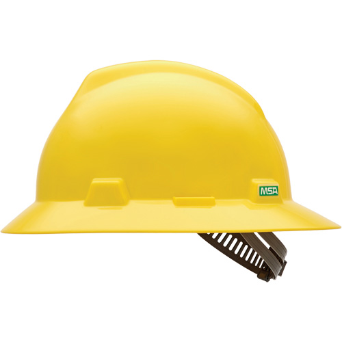 Casque de s&eacute;curit&eacute; &agrave; fente et bordure compl&egrave;te V-Gard, Suspension &agrave; douille, Non ventil&eacute; Infinity Industrial Services Inc.