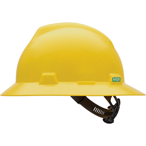 Casque de s&eacute;curit&eacute; &agrave; fente et bordure compl&egrave;te V-Gard, R&eacute;pond aux normes CSA type 1, Suspension Glissement rapide, Non ventil&eacute; Infinity Industrial Services Inc.