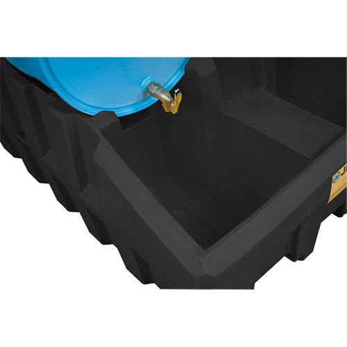 EcoPolyBlend Drum Management Base, 59" L x 49" W x 26" H, 66 US gal. Capacity Infinity Industrial Services Inc.