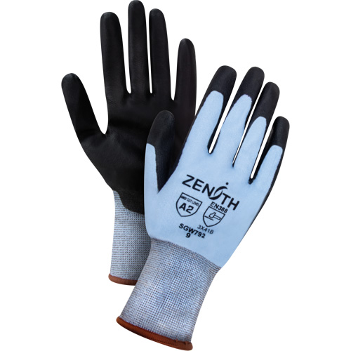 Gants r&eacute;sistants &agrave; la coupe &agrave; dext&eacute;rit&eacute; ultime, Taille T-Grand, Calibre 18, Rev&ecirc;tement Polyur&eacute;thane, Enveloppe en PEHP, ASTM ANSI niveau A2/EN 388 niveau B Infinity Industrial Services Inc.