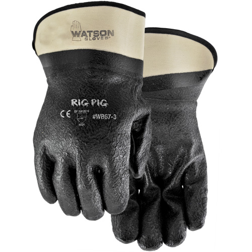 Gants Rig Pig, Taille unique, R&ecirc;vetement Nitrile/PVC, Enveloppe en Jersey Infinity Industrial Services Inc.