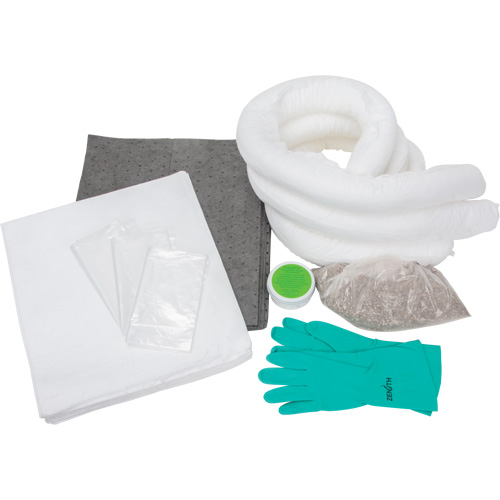 Trousse d'&eacute;quipement de lutte contre les d&eacute;versements, Huile seulement/Universel, Sac, Absorbance de 10 gal. US Infinity Industrial Services Inc.
