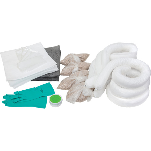 Trousse d'&eacute;quipement de lutte contre les d&eacute;versements, Huile seulement/Universel, Overpack, Absorbance de 20 gal. US Infinity Industrial Services Inc.
