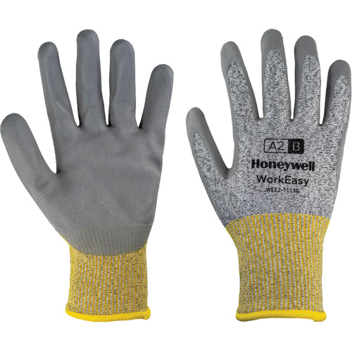 Gants de protection contre les coupures WorkEasy, Taille 6/T-petit, Calibre 13, Rev&ecirc;tement Polyur&eacute;thane, Enveloppe en PEHP/Fibre de verre, ASTM ANSI niveau A2/EN 388 niveau B Infinity Industrial Services Inc.