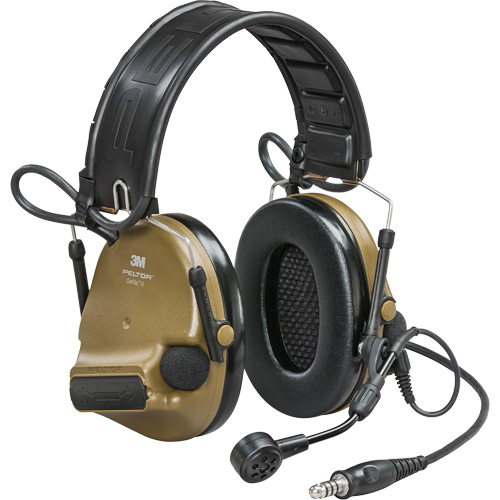 Casque VI NIB avec fils de sortie unique et rail arc Peltor ComTac, Style Bandeau, 23 dB Infinity Industrial Services Inc.