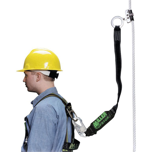Coulisseau de s&eacute;curit&eacute; trainant, Avec longe Infinity Industrial Services Inc.