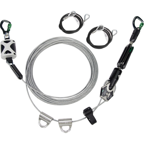 Temporary Horizontal Lifeline, Galvanized Cable Infinity Industrial Services Inc.