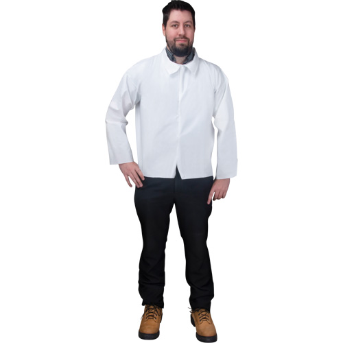 Chemise jetable, Microporeux, Petit, Blanc Infinity Industrial Services Inc.
