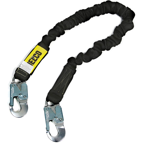 Longe r&eacute;sistant &agrave; larc &eacute;lectrique, 6', Point d'ancrage &agrave; Mousqueton verrouillable, Mousqueton verrouillable aux jambes, Nylon Infinity Industrial Services Inc.