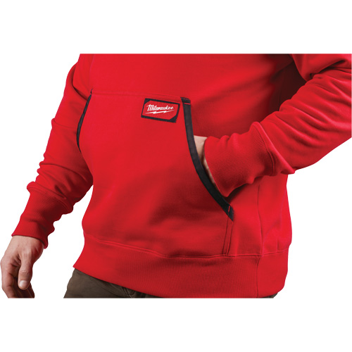 Heavy-Duty Pullover Hoodie, Men's, Small, Red Infinity Industrial Services Inc.