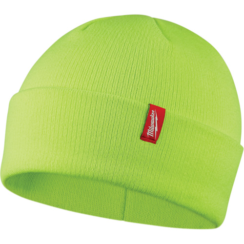 Tuque &agrave; revers haute visibilit&eacute;, Taille unique, Vert Infinity Industrial Services Inc.