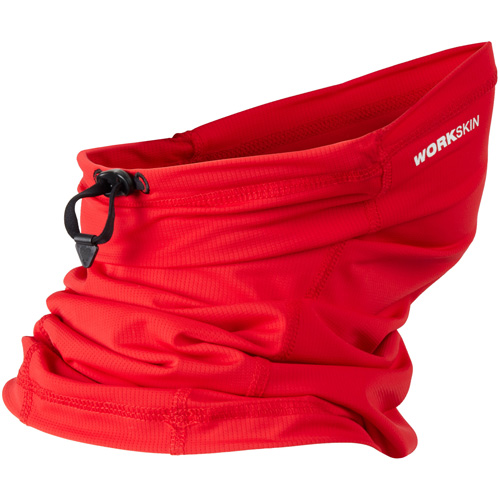 Workskin Neck Gaiter, Red, Polyester Infinity Industrial Services Inc.