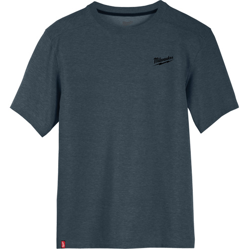 Hybrid Work Tee Shirt, Men's, Small, Blue Infinity Industrial Services Inc.