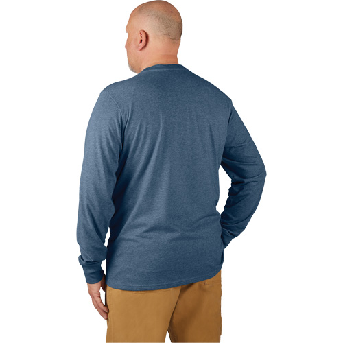 Hybrid Work Tee Shirt, Men's, Small, Blue Infinity Industrial Services Inc.