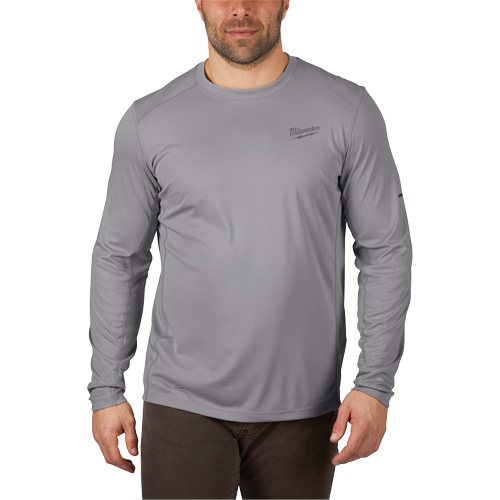 Chandail l&eacute;ger Workskin, Hommes, Petit, Gris Infinity Industrial Services Inc.
