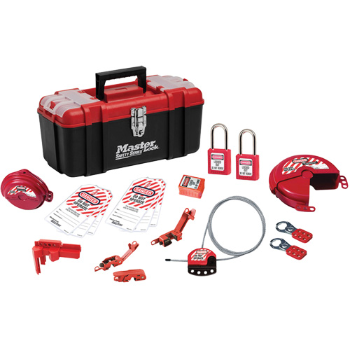 Basic Lockout Kit with Zenex Thermoplastic Locks, Electrical/Valve Kit, 19 Components Infinity Industrial Services Inc.
