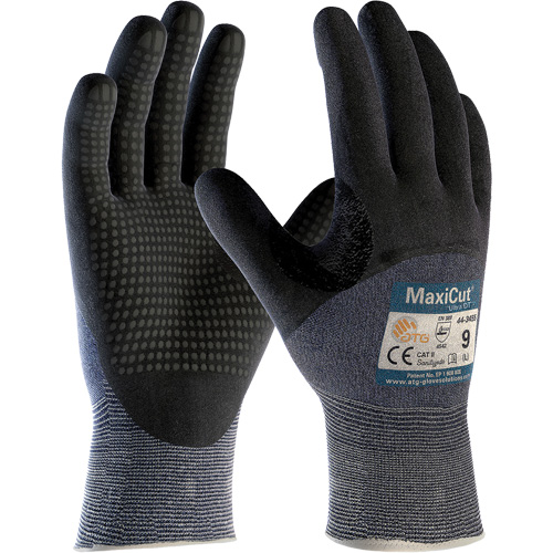 Gants ATG MaxiCut Ultra DT, Taille Grand, Calibre 15, Rev&ecirc;tement Nitrile, Enveloppe en Fil technique, ASTM ANSI niveau A3/EN 388 niveau 5/EN 388 niveau C Infinity Industrial Services Inc.