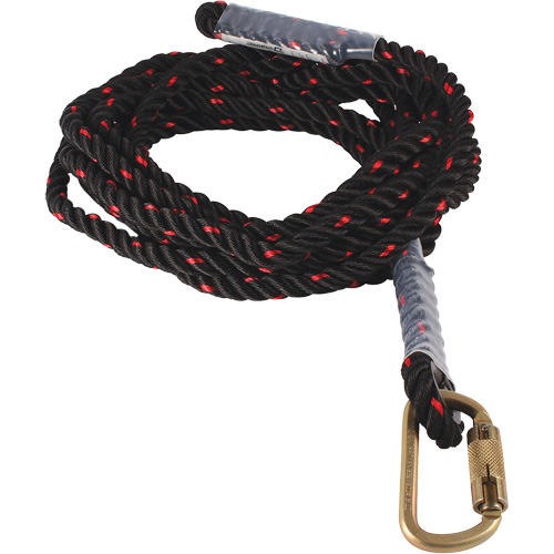 Dynamic Vertical Rope Lifeline with Carabiner Infinity Industrial Services Inc.