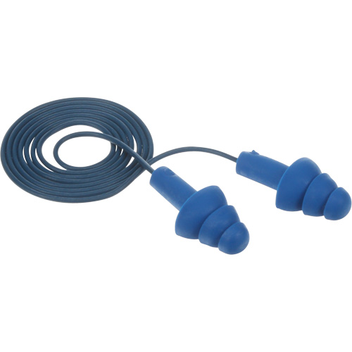 Bouchons d'oreilles pr&eacute;moul&eacute;s E-A-R Ultrafit , Avec cordon, Taille unique, Vrac - Sac en poly, NRR dB NRR 25 dB Infinity Industrial Services Inc.