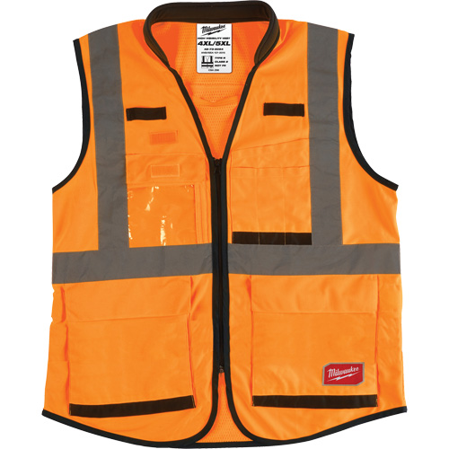 Performance Safety Vest, High Visibility Orange, 4X-Large/5X-Large Infinity Industrial Services Inc.