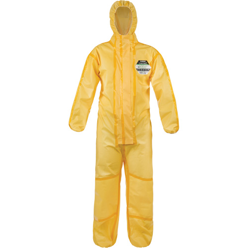 ChemMax&reg; 1 Coveralls, Polyethylene/Polypropylene, Small, Yellow Infinity Industrial Services Inc.