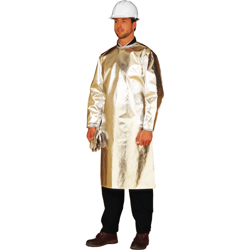 ALM 300 Long Heat Protective Apron/Smock, 48" L, Aluminized Fibreglass Infinity Industrial Services Inc.