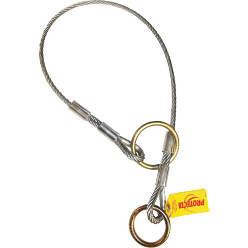 Adaptateur pour c&acirc;ble &agrave; deux anneaux, Fixation universelle, Usage Temporaire Infinity Industrial Services Inc.