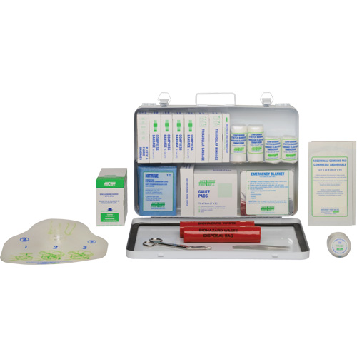 First Aid Kit, Meets CSA Z1220-17 Type 2 Low-Risk Environment, Medium (26-50 Workers) Infinity Industrial Services Inc.