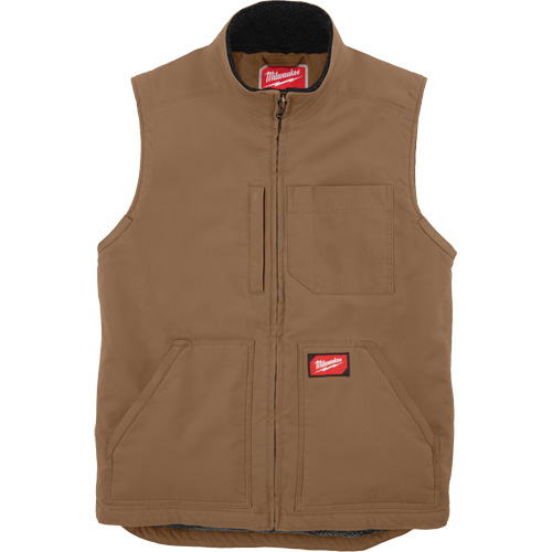 Heavy-Duty Sherpa-Lined Vest, Men's, Small, Brown Infinity Industrial Services Inc.