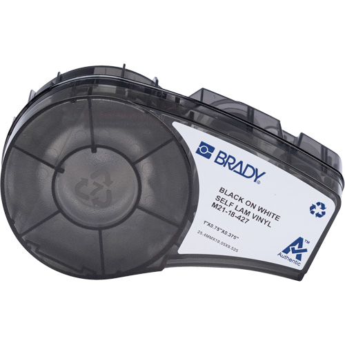 &eacute;tiquettes enveloppantes autoplastifiantes avec ruban, Noir Infinity Industrial Services Inc.