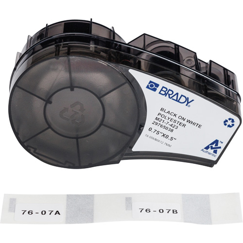 &eacute;tiquettes polyvalentes avec ruban pour environnements hostiles, Noir Infinity Industrial Services Inc.