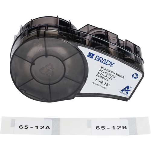 &eacute;tiquettes polyvalentes avec ruban pour environnements hostiles, Noir Infinity Industrial Services Inc.