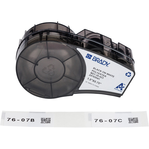 &eacute;tiquettes polyvalentes avec ruban pour environnements hostiles, Noir Infinity Industrial Services Inc.