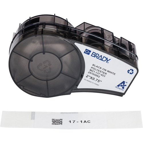 &eacute;tiquettes polyvalentes avec ruban pour environnements hostiles, Noir Infinity Industrial Services Inc.