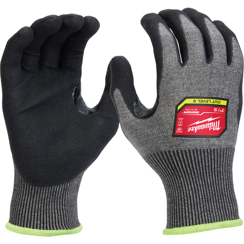 Gants enduits par trempage &agrave; dext&eacute;rit&eacute; &eacute;lev&eacute;e, Taille Petit, Calibre 18, Rev&ecirc;tement Nitrile, Enveloppe en Nylon/Poly&eacute;thyl&egrave;ne/Tungst&egrave;ne, ASTM ANSI niveau A9/EN 388 niveau F Infinity Industrial Services Inc.