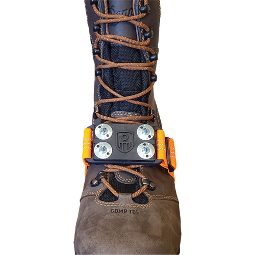 Midcleat&reg; Non-Sparking Ice Cleat, Carbon Steel, Stud Traction, One Size Infinity Industrial Services Inc.