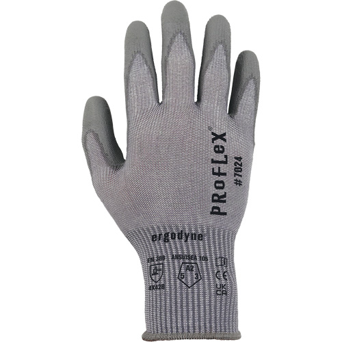 Gants r&eacute;sistant &agrave; la coupe Proflex 7024, Taille Petit, Calibre 13, Rev&ecirc;tement Polyur&eacute;thane, Enveloppe en Polyester/PEHP/Spandex, ASTM ANSI niveau A2/EN 388 niveau B Infinity Industrial Services Inc.