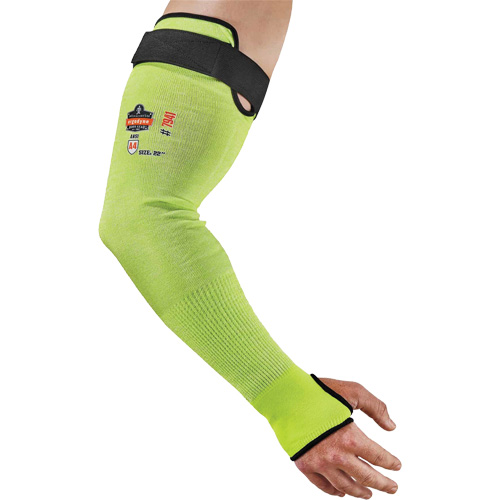 Manche de protection contre la coupe ProFlex 7941-PR, TenaLux, 22", ASTM ANSI niveau A4/EN 388 niveau D, Lime haute visibilit&eacute; Infinity Industrial Services Inc.