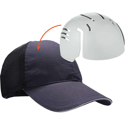 Casquette de baseball standard Skullerz 8946 avec encart, Bleu marin Infinity Industrial Services Inc.