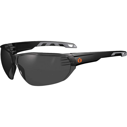 Lunettes de s&eacute;curit&eacute; sans monture Skullerz VALI, Lentille Fum&eacute;e, Antibu&eacute;e/Anti-&eacute;gratignures, ANSI Z87+/R&eacute;pond ou surpasse la norme CSA Z94.3 Infinity Industrial Services Inc.