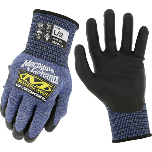 Gants r&eacute;sistants aux coupures SpeeKnit S2EC03, Taille Petit/7, Calibre 18, Rev&ecirc;tement Ur&eacute;thane, Enveloppe en PEHP/Tungst&egrave;ne, ASTM ANSI niveau A7/EN 388 niveau F Infinity Industrial Services Inc.