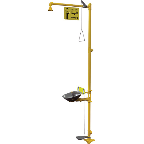 Poste de douche oculaire & douche de s&eacute;curit&eacute; Halo Infinity Industrial Services Inc.