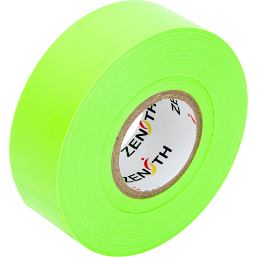 Flagging Tape, 1.1875" W x 164' L, Fluorescent Green Infinity Industrial Services Inc.