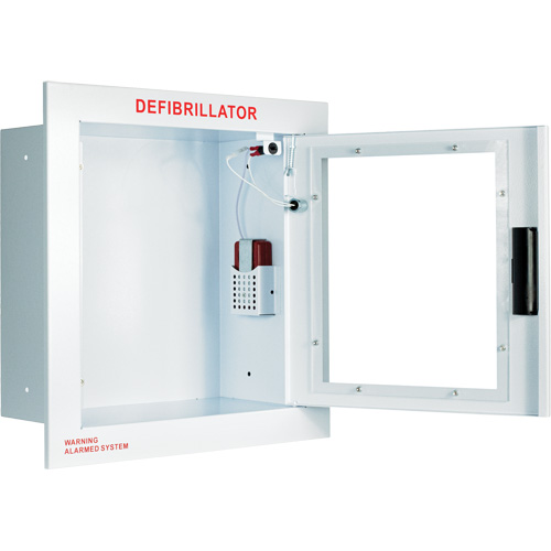 Grande armoire enti&egrave;rement encastr&eacute;e avec alarme, Zoll AED Plus/Zoll AED 3/Cardio-Science/Physio-Control Pour, Non m&eacute;dical Infinity Industrial Services Inc.