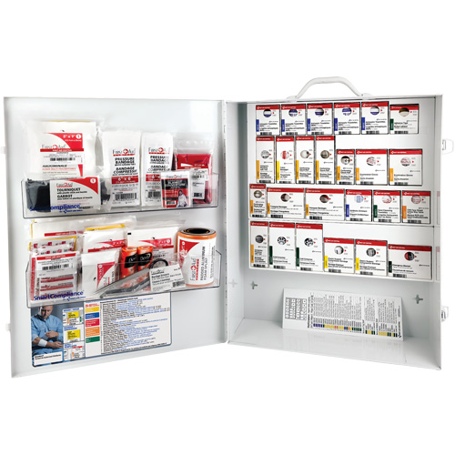 SmartCompliance&reg;  First Aid Cabinet, Meets CSA Z1220-17 Type 3 High-Risk Environment, Medium (26-50 Workers) Infinity Industrial Services Inc.
