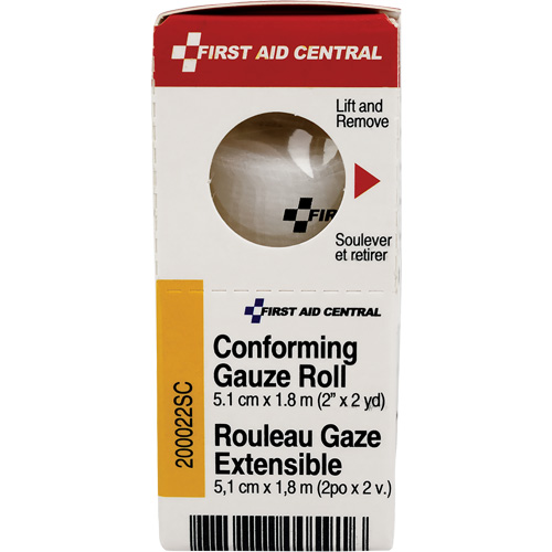 Recharge de bandage en gaze &eacute;tirable et conforme SmartCompliance, Rouleau, 6' lo x 2" la, St&eacute;rile, Dispositif m&eacute;dical Classe 1 Infinity Industrial Services Inc.