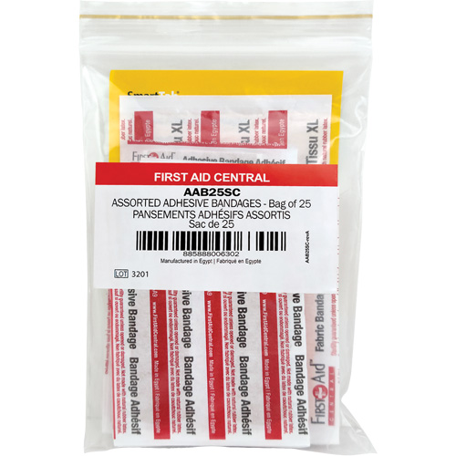 SmartCompliance&reg; Refill Adhesive Bandages, Assorted, Fabric/Plastic, Non-Sterile Infinity Industrial Services Inc.