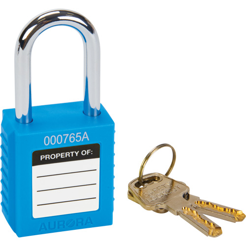 Lock for Lockouts, Safety Padlock, Keyed Different, Thermoplastic, 1-1/2" Width Infinity Industrial Services Inc.